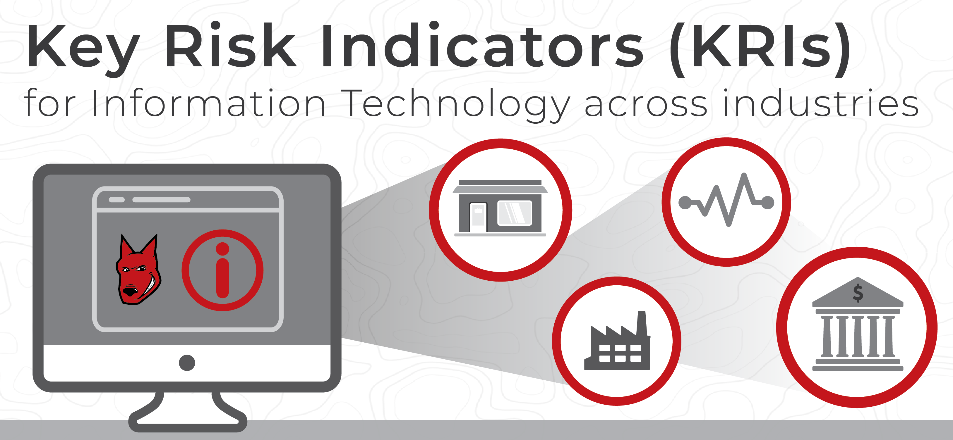 Key risk indicators KRI for information technology across all 